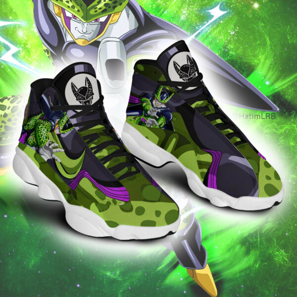 Dragon Ball Cell Shoes Custom Anime DBZ Sneakers Gift Idea 4