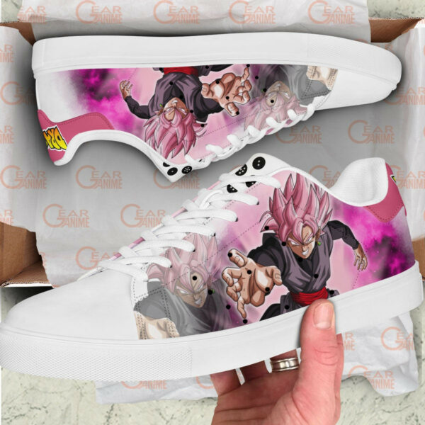 Dragon Ball Goku Black Rose Skate Shoes Custom Anime Sneakers 2