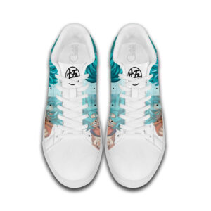 Dragon Ball Goku Blue Skate Shoes Custom Anime Sneakers 7