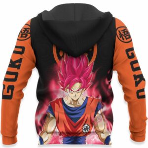 Dragon Ball Goku Saiyan God Hoodie Shirt Anime Zip Jacket 10