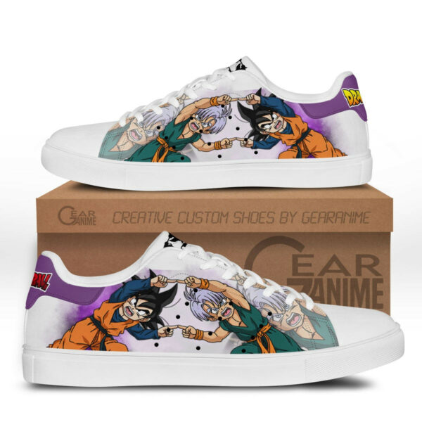 Dragon Ball Goten Trunks Fusion Skate Shoes Custom Anime Sneakers 1