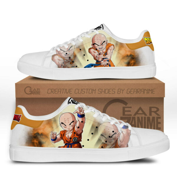 Dragon Ball Krillin Skate Shoes Custom Anime Sneakers 1