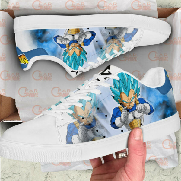 Dragon Ball Vegeta Blue Skate Shoes Custom Anime Sneakers 2
