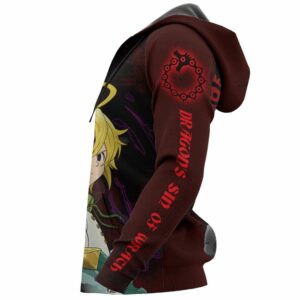 Dragon's Sin of Wrath Meliodas Hoodie Seven Deadly Sins Anime Shirt 11