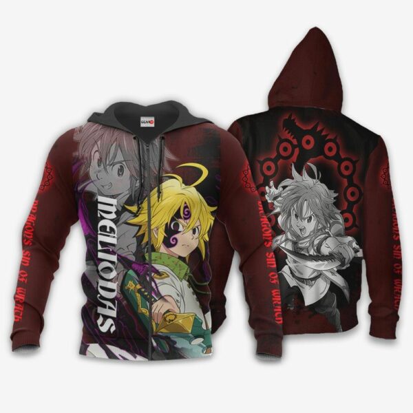 Dragon's Sin of Wrath Meliodas Hoodie Seven Deadly Sins Anime Shirt 1