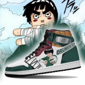 Drunken Fist Rock Lee Shoes Custom Naruto Anime Sneakers 6