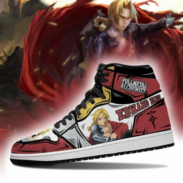 Edward Elric Shoes Fullmetal Alchemist Anime Custom Sneakers 3