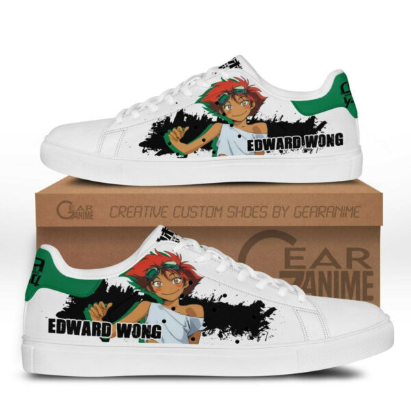 Edward Wong IV Skate Shoes Custom Cowboy Bebop Anime Sneakers 1