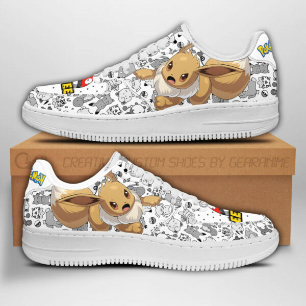 Eevee Air Shoes Custom Anime Pokemon Sneakers 1