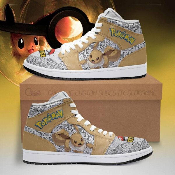 Eevee Shoes Custom Anime Pokemon Sneakers 1