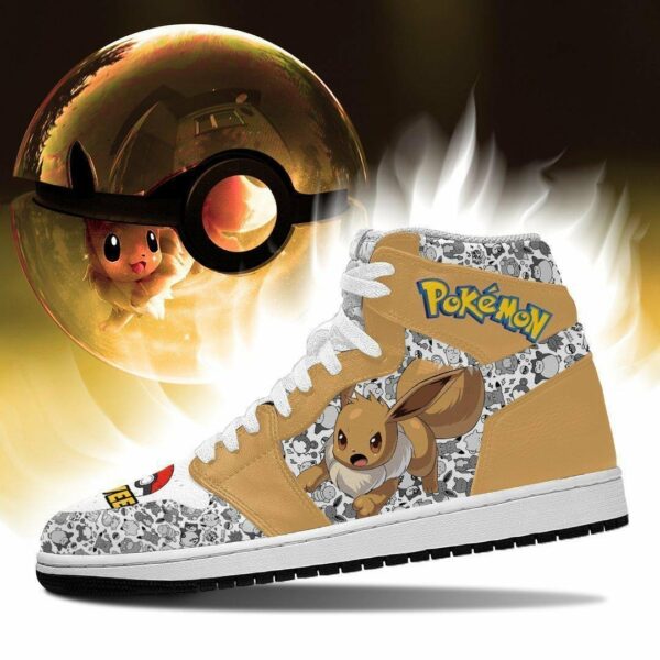 Eevee Shoes Custom Anime Pokemon Sneakers 3