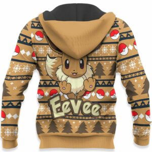 Eevee Ugly Christmas Sweater Custom Anime Pokemon XS12 8