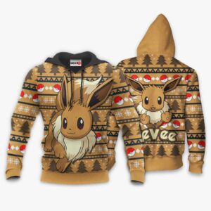 Eevee Ugly Christmas Sweater Custom Anime Pokemon XS12 7