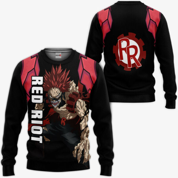 Eijiro Kirishima Hoodie Custom Anime My Hero Academia Merch Clothes 2