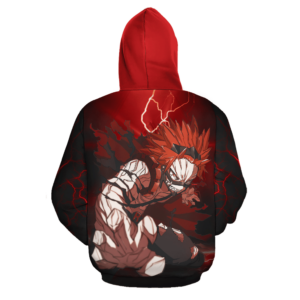 Eijiro Kirishima Zip Hoodie My Hero Academia Anime Shirt Fan Gift HA06 6