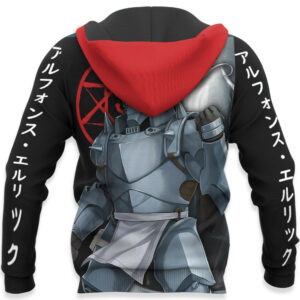 Elric Alphonse Hoodie Custom Fullmetal Alchemist Anime Merch Clothes 10