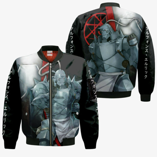 Elric Alphonse Hoodie Custom Fullmetal Alchemist Anime Merch Clothes 4