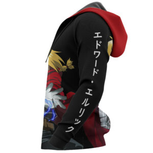 Elric Edward Hoodie Custom Fullmetal Alchemist Anime Merch Clothes 11