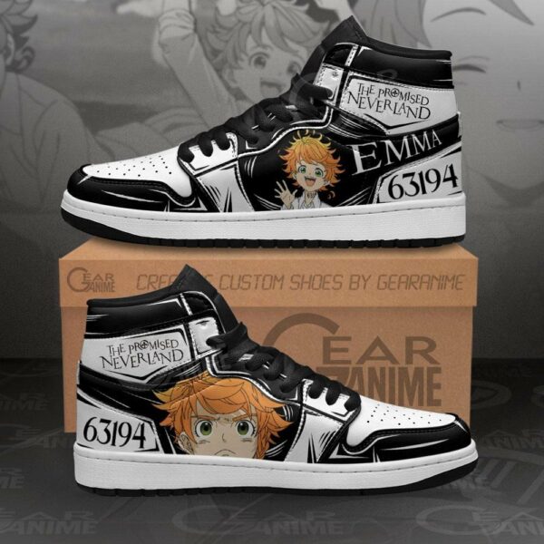 Emma The Promised Neverland Shoes Custom Anime Sneakers 1