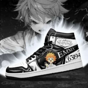 Emma The Promised Neverland Shoes Custom Anime Sneakers 6