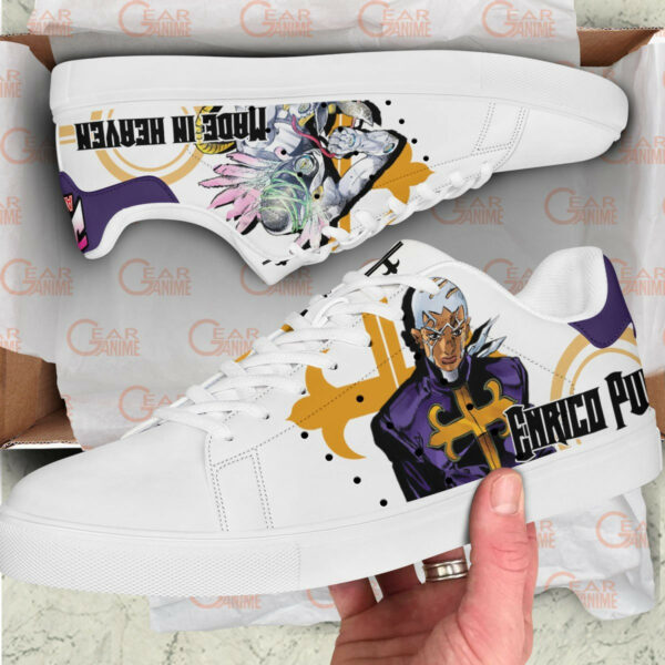 Enrico Pucci Skate Shoes Custom Anime Jojo's Bizarre Adventure Shoes 2