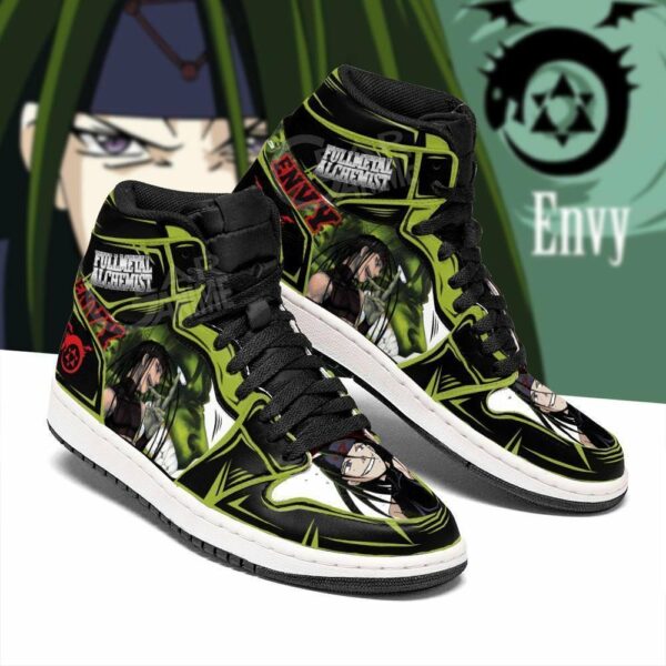 Envy Fullmetal Alchemist Shoes Anime Custom Sneakers 2