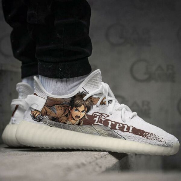 Eren Yeager Shoes Attack On Titan Custom Anime Sneakers SA10 3