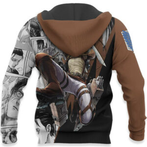 Eren Jaeger Hoodie Custom Attack On Titan Anime Merch Clothes Manga Style 10