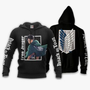 Eren Jeager Hoodie Attack On Titan Anime Shirts Jacket 8