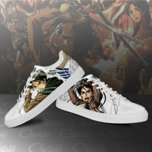Eren Yeager Skate Shoes Custom Attack On Titan Anime Sneakers 6