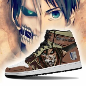 Eren Yeager Titan Shoes Custom Attack On Titan Anime Sneakers 6