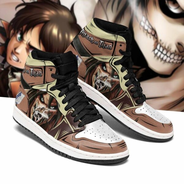 Eren Yeager Titan Shoes Custom Attack On Titan Anime Sneakers 2