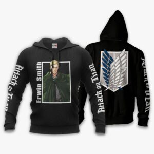 Erwin Smith Hoodie Attack On Titan Anime Shirts Jacket 8