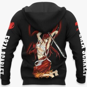 Erza Scarlet Hoodie Fairy Tail Anime Merch Clothes 10