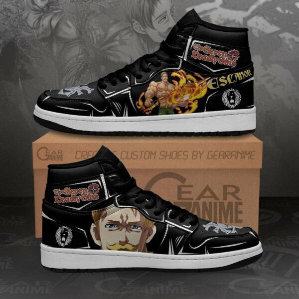 Escanor Shoes Seven Deadly Sins Custom Anime Sneakers MN10 1