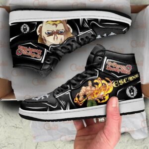 Escanor Shoes Seven Deadly Sins Custom Anime Sneakers MN10 7
