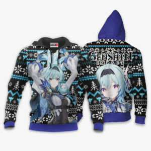 Eula Lawrence Ugly Christmas Sweater Custom Genshin Impact Anime XS12 7