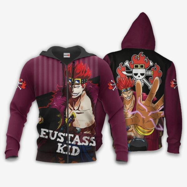 Eustass Kid Hoodie One Piece Anime Shirt Jacket 1