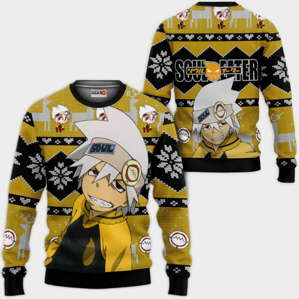 Evans Symbol Ugly Christmas Sweater Custom Anime Soul Eater XS12 1
