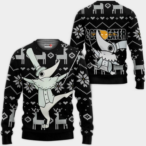 Excalibur Ugly Christmas Sweater Custom Anime Soul Eater XS12 1