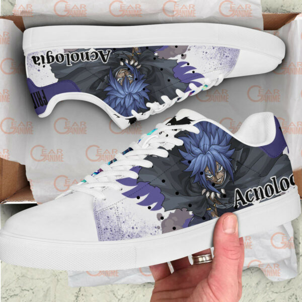 Fairy Tail Acnologia Skate Shoes Custom Anime Sneakers 2