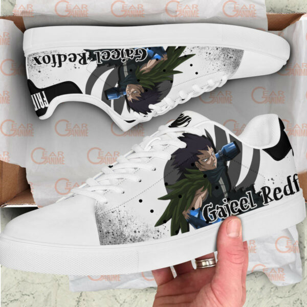 Fairy Tail Gajeel Redfox Skate Shoes Custom Anime Sneakers 2