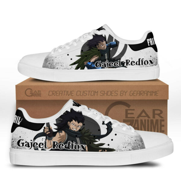 Fairy Tail Gajeel Redfox Skate Shoes Custom Anime Sneakers 1