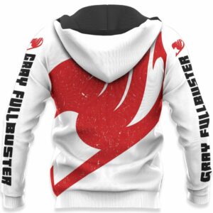 Fairy Tail Gray Fullbuster Hoodie Silhouette Anime Shirts 10