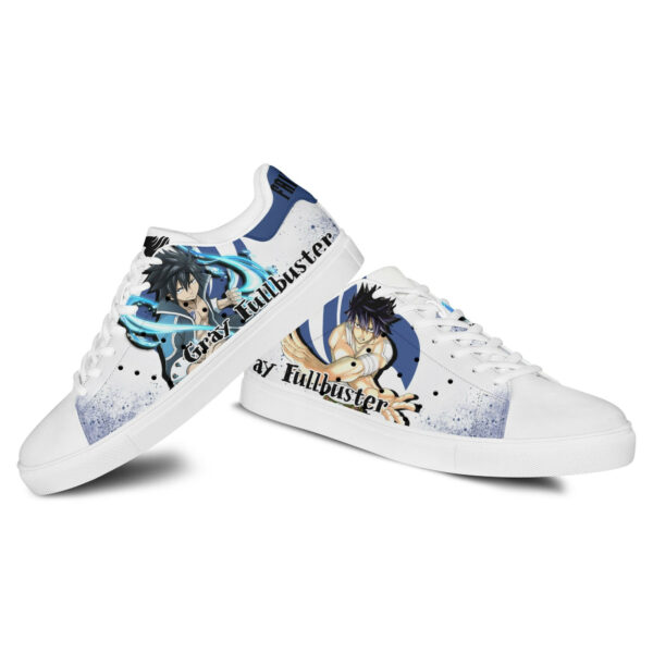 Fairy Tail Gray Fullbuster Skate Shoes Custom Anime Sneakers 3