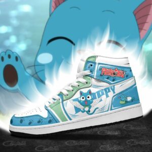 Fairy Tail Happy Shoes Custom Anime Sneakers 7