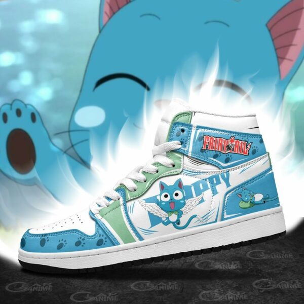Fairy Tail Happy Shoes Custom Anime Sneakers 4