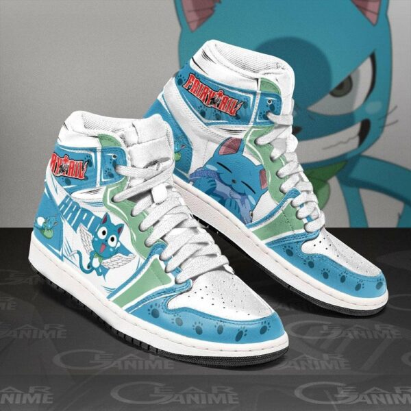 Fairy Tail Happy Shoes Custom Anime Sneakers 2