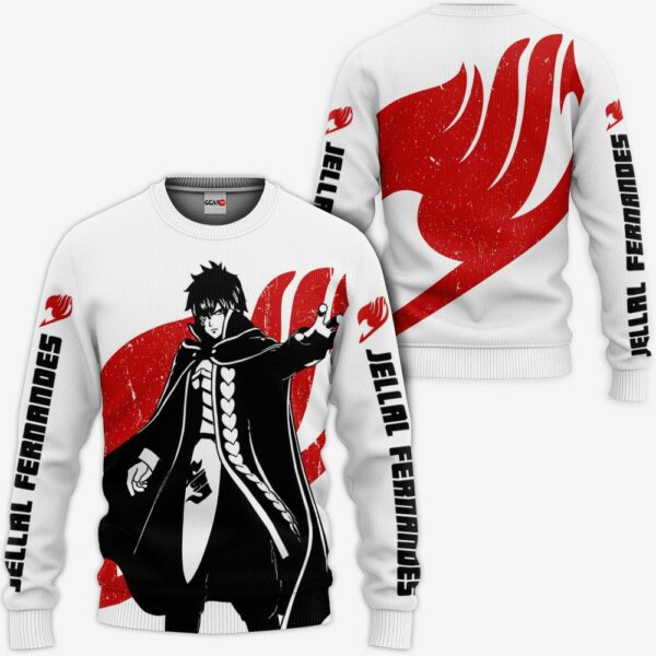 Fairy Tail Jellal Fernandes Hoodie Silhouette Anime Shirts 2