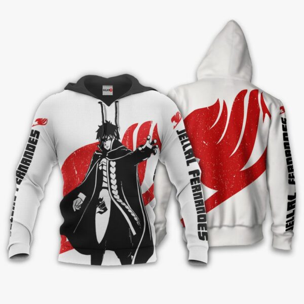 Fairy Tail Jellal Fernandes Hoodie Silhouette Anime Shirts 3